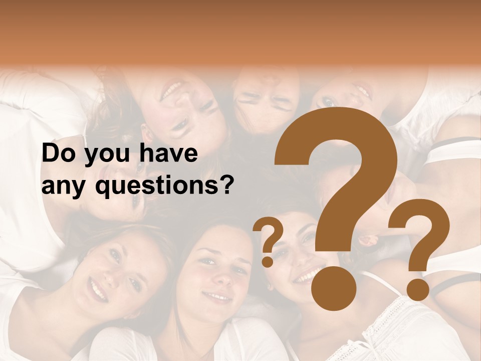 A Group Of Women Laying On Top Of Each Other PowerPoint Template