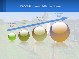 A Church On A Hill With Sheep Grazing In The Foreground PowerPoint Template