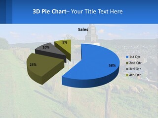 A Church On A Hill With Sheep Grazing In The Foreground PowerPoint Template