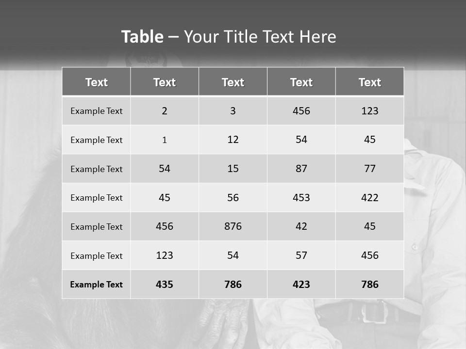 A Man Sitting Next To A Monkey With A Hat On PowerPoint Template