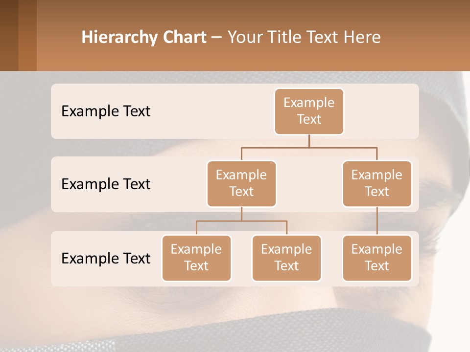 A Woman With A Scarf On Her Head Is Looking At The Camera PowerPoint Template