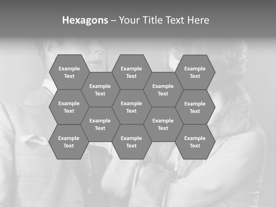 A Man Putting A Tie On A Woman's Neck PowerPoint Template