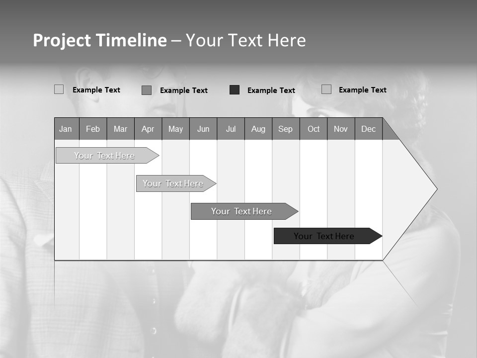 A Man Putting A Tie On A Woman's Neck PowerPoint Template