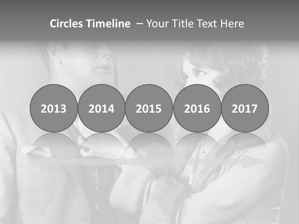 A Man Putting A Tie On A Woman's Neck PowerPoint Template