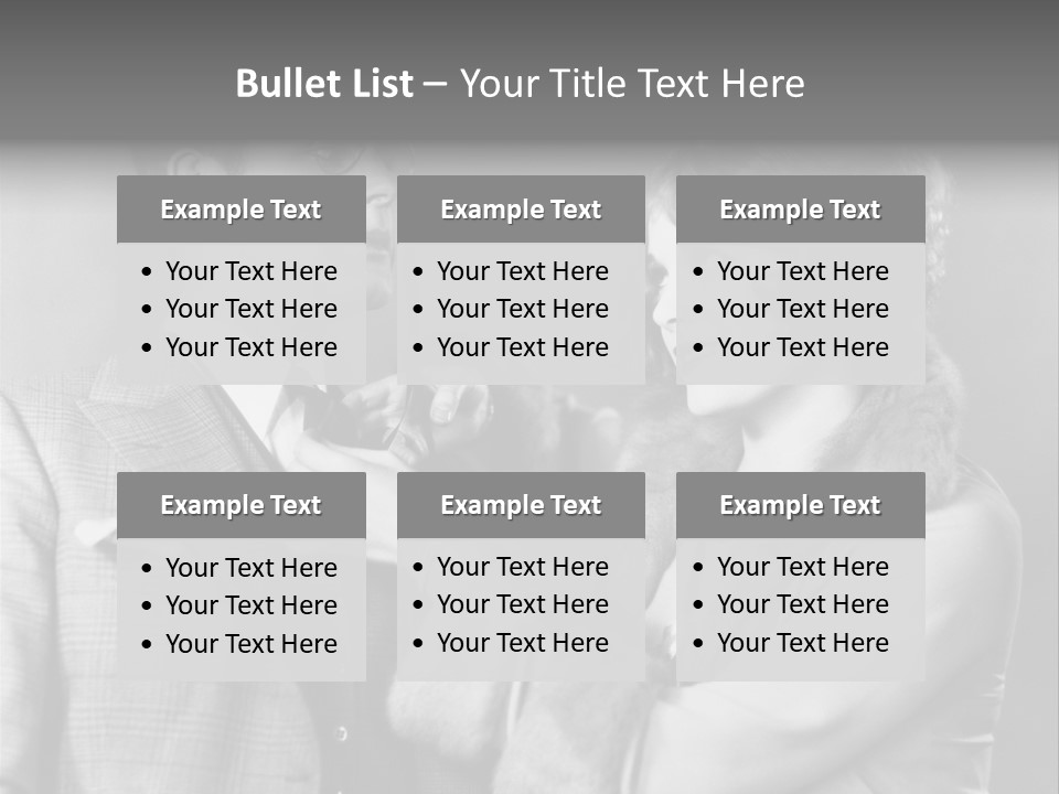 A Man Putting A Tie On A Woman's Neck PowerPoint Template