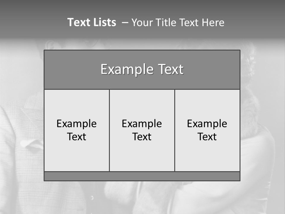 A Man Putting A Tie On A Woman's Neck PowerPoint Template