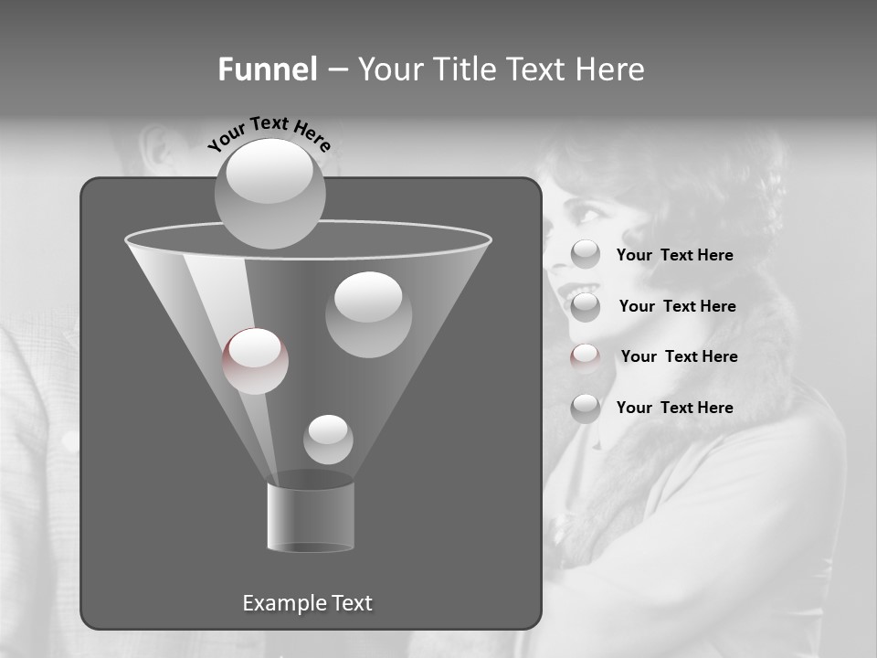 A Man Putting A Tie On A Woman's Neck PowerPoint Template