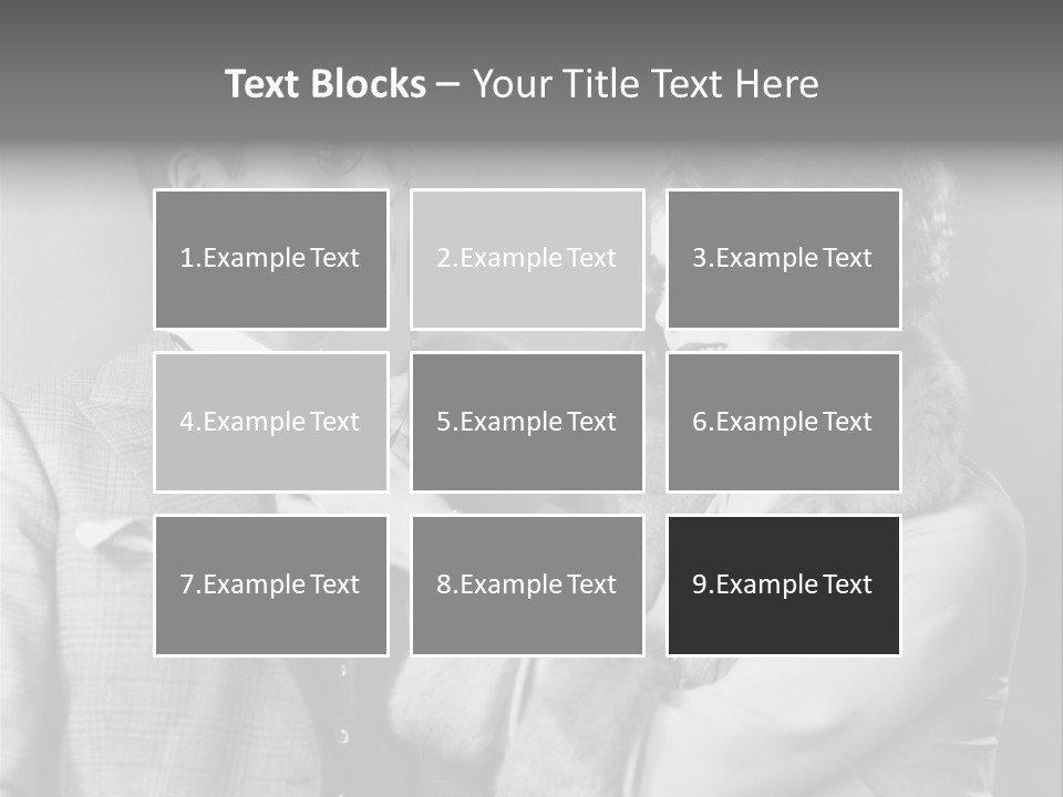 A Man Putting A Tie On A Woman's Neck PowerPoint Template