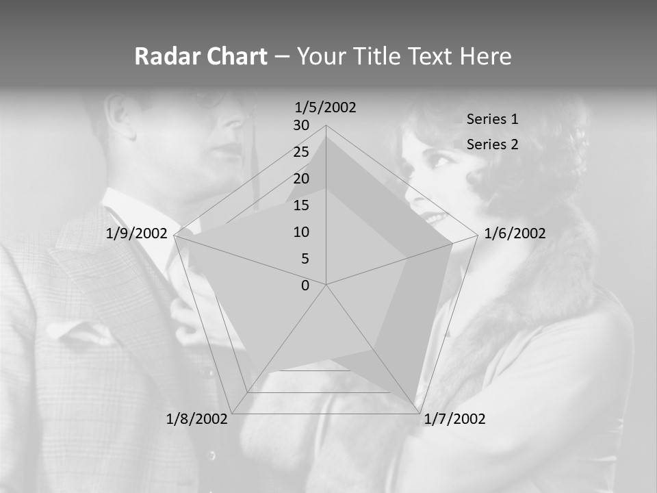 A Man Putting A Tie On A Woman's Neck PowerPoint Template