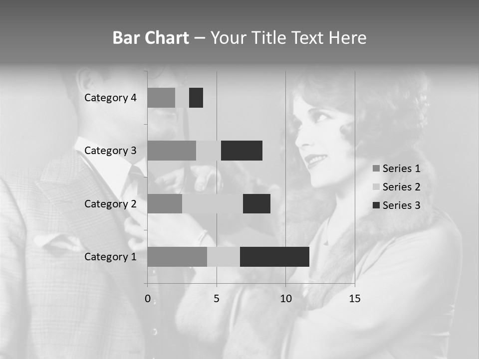 A Man Putting A Tie On A Woman's Neck PowerPoint Template