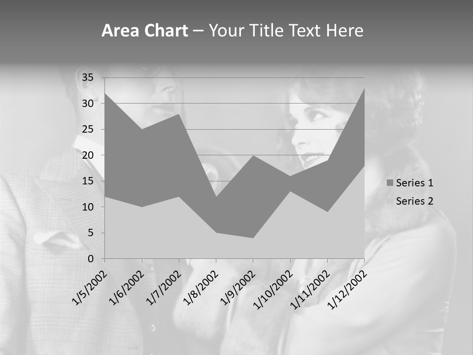 A Man Putting A Tie On A Woman's Neck PowerPoint Template