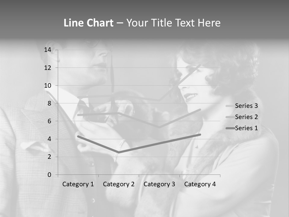 A Man Putting A Tie On A Woman's Neck PowerPoint Template
