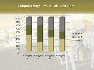 A Bunch Of White And Yellow Flowers In A Vase PowerPoint Template