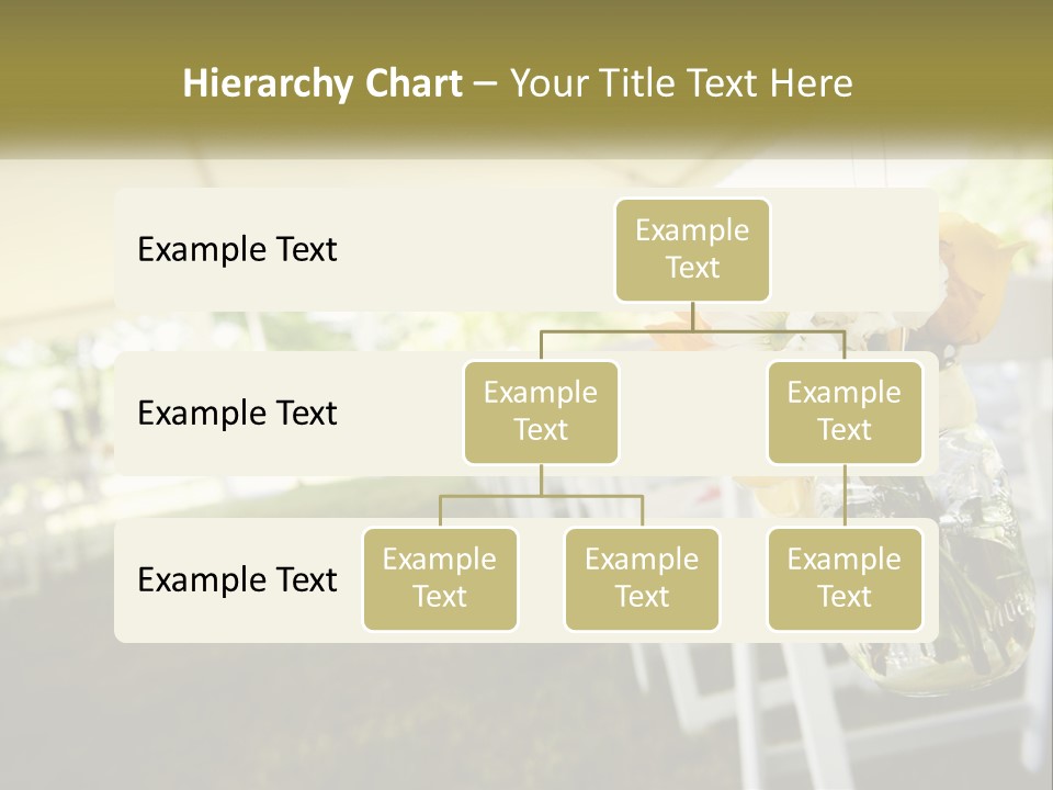 A Bunch Of White And Yellow Flowers In A Vase PowerPoint Template