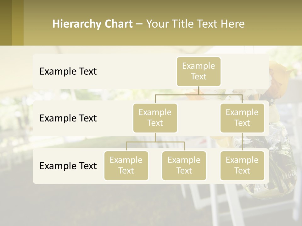 A Mason Jar Filled With Yellow And White Flowers PowerPoint Template