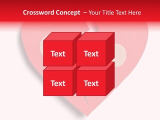 A Broken Heart With A Bandage On It PowerPoint Template