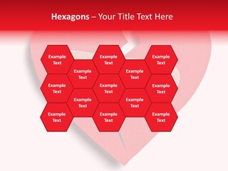 A Broken Heart With A Bandage On It PowerPoint Template