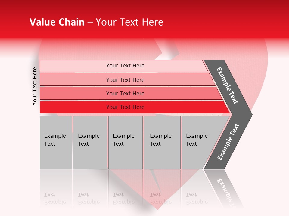 A Broken Heart With A Bandage On It PowerPoint Template