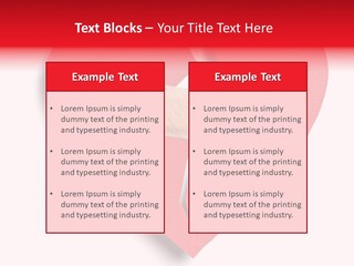 A Broken Heart With A Bandage On It PowerPoint Template