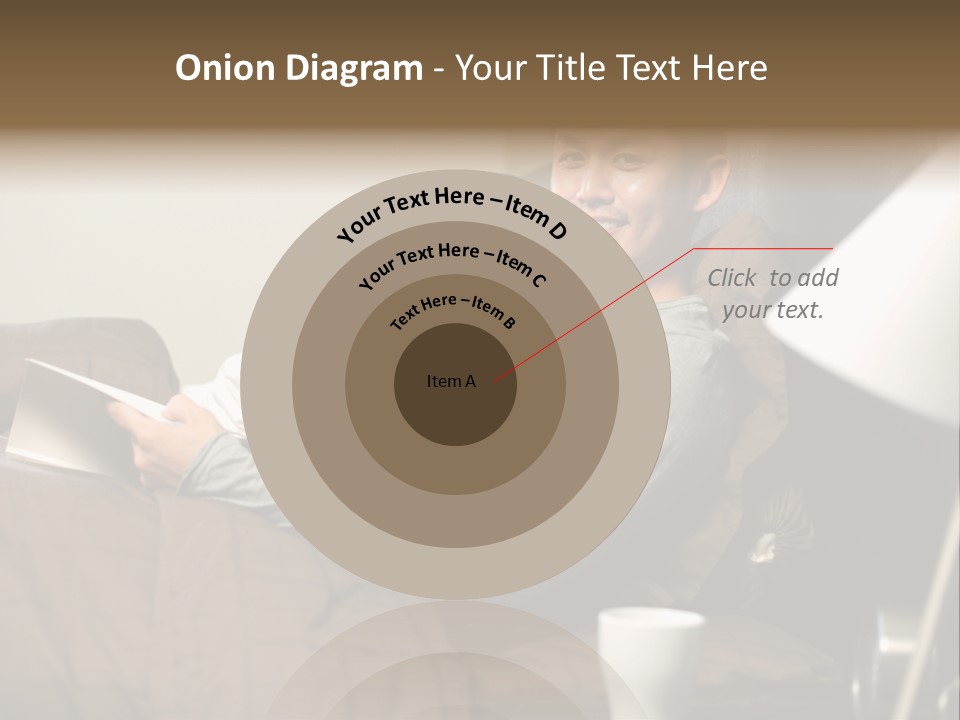 A Man And A Woman Sitting On A Couch PowerPoint Template