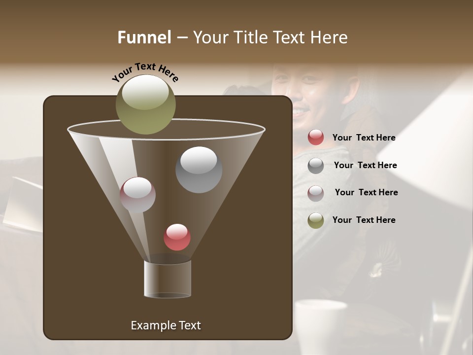 A Man And A Woman Sitting On A Couch PowerPoint Template