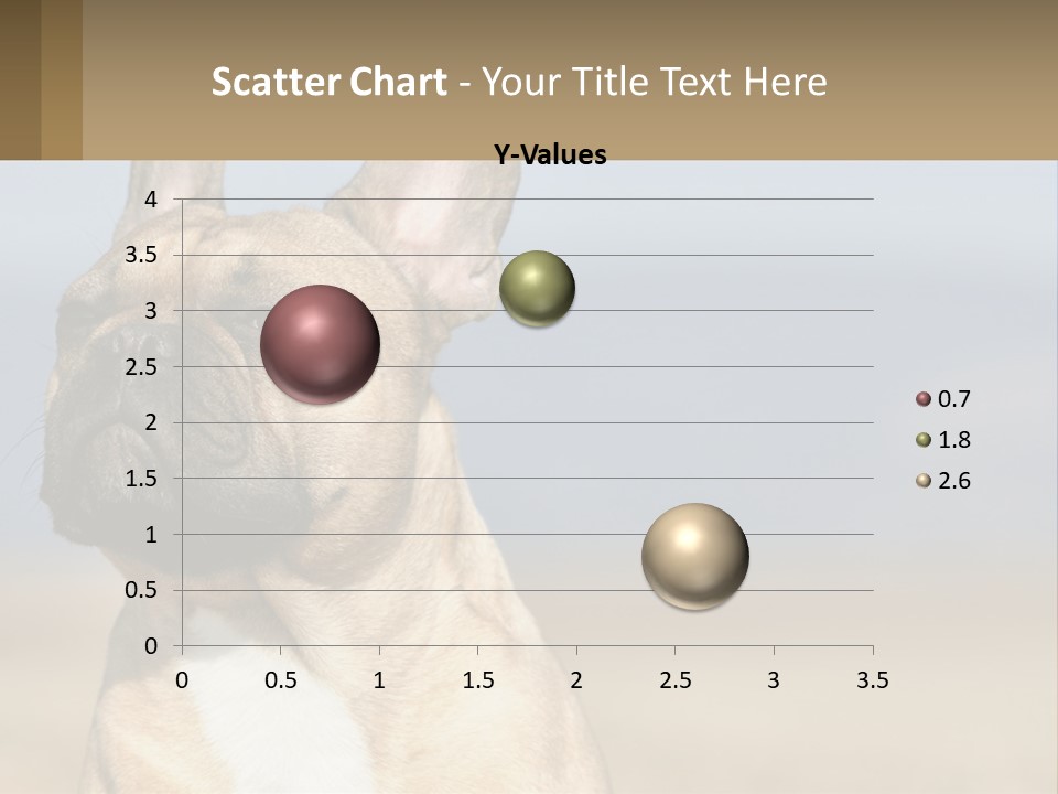 A Brown Dog Is Standing In A Field PowerPoint Template