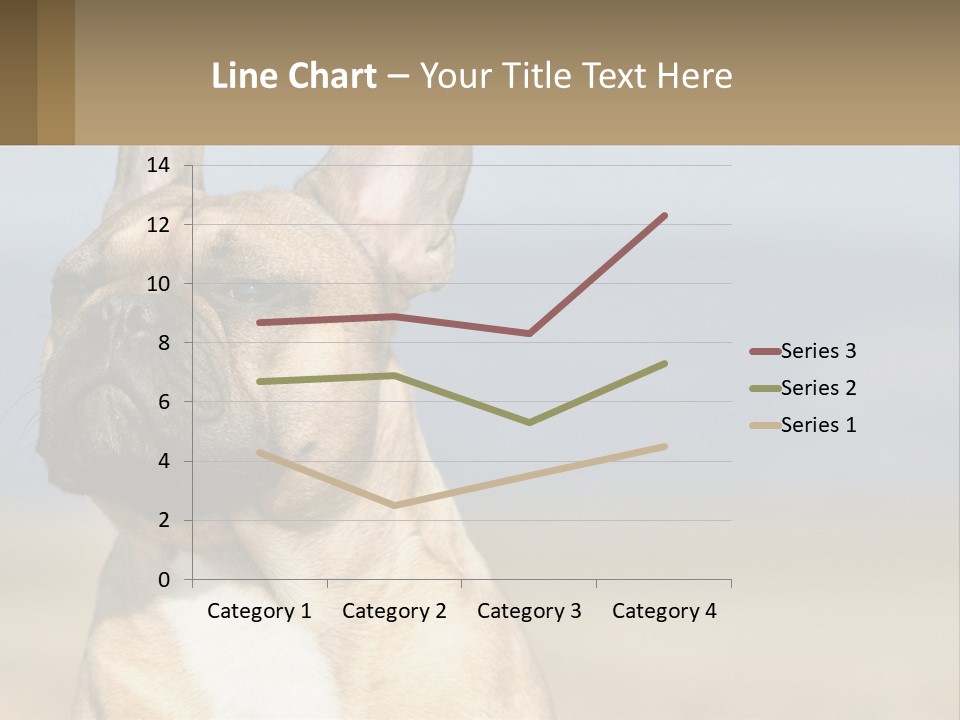 A Brown Dog Is Standing In A Field PowerPoint Template
