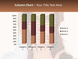 A Woman Covering Her Mouth With Her Hands PowerPoint Template