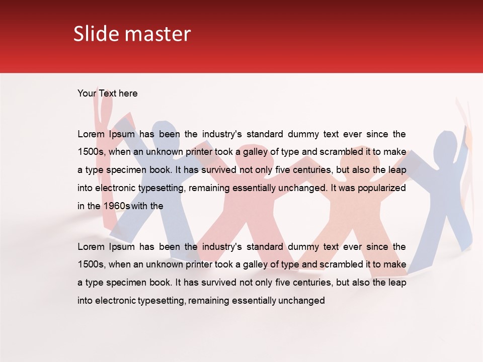 A Group Of People Holding Hands In A Circle PowerPoint Template