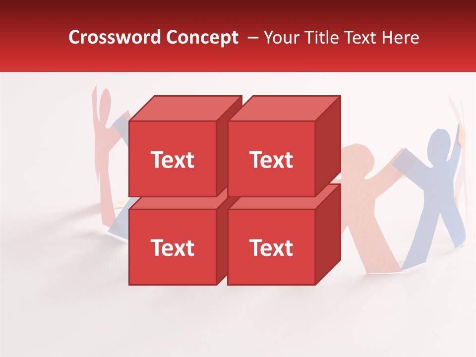 A Group Of People Holding Hands In A Circle PowerPoint Template