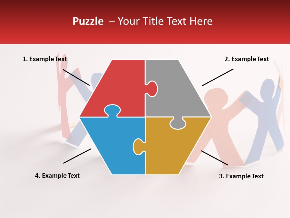 A Group Of People Holding Hands In A Circle PowerPoint Template