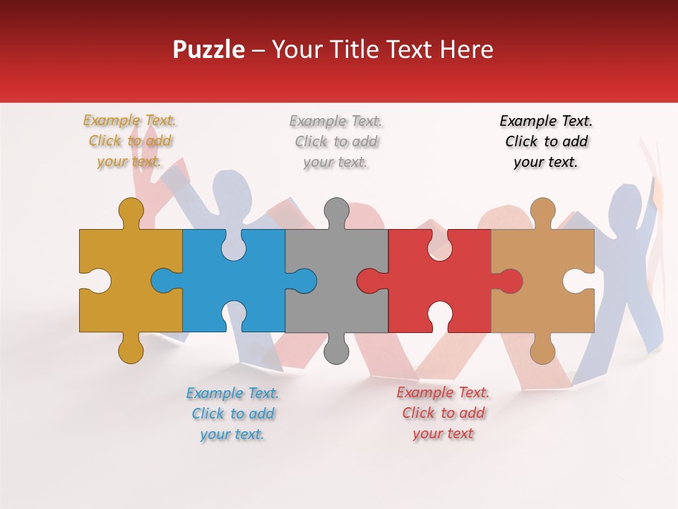 A Group Of People Holding Hands In A Circle PowerPoint Template