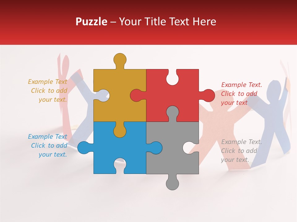 A Group Of People Holding Hands In A Circle PowerPoint Template