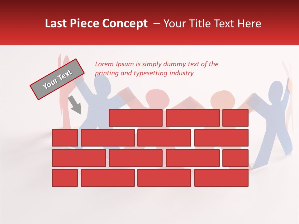 A Group Of People Holding Hands In A Circle PowerPoint Template