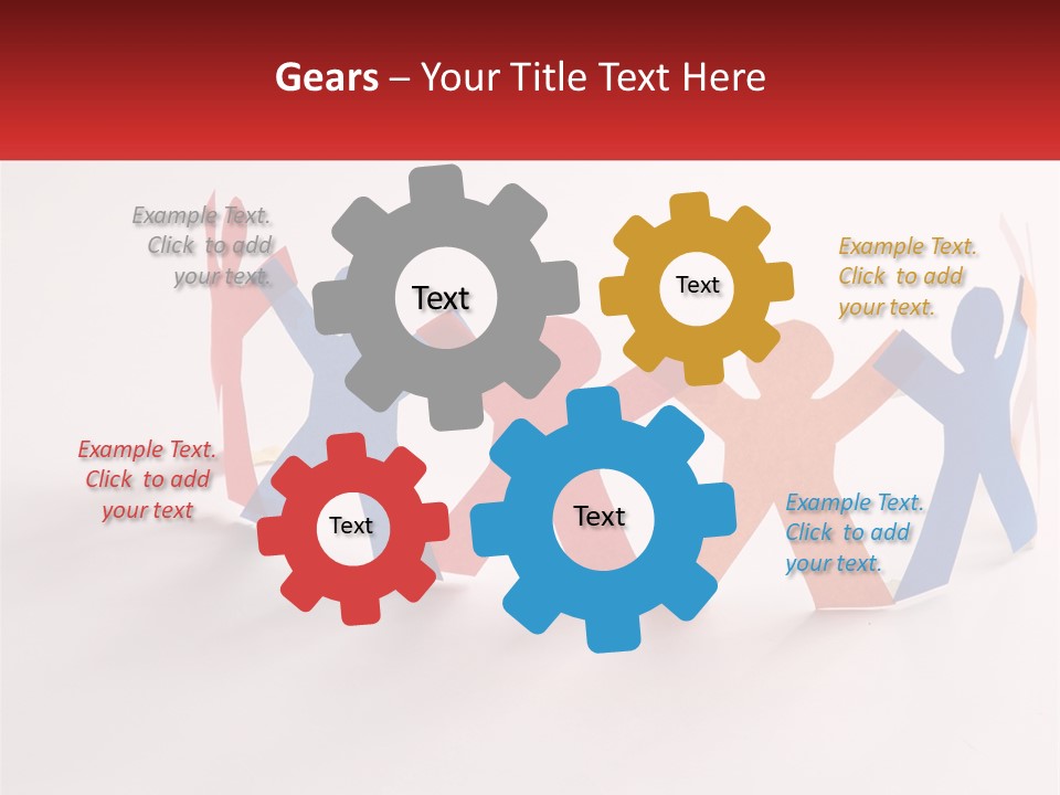 A Group Of People Holding Hands In A Circle PowerPoint Template