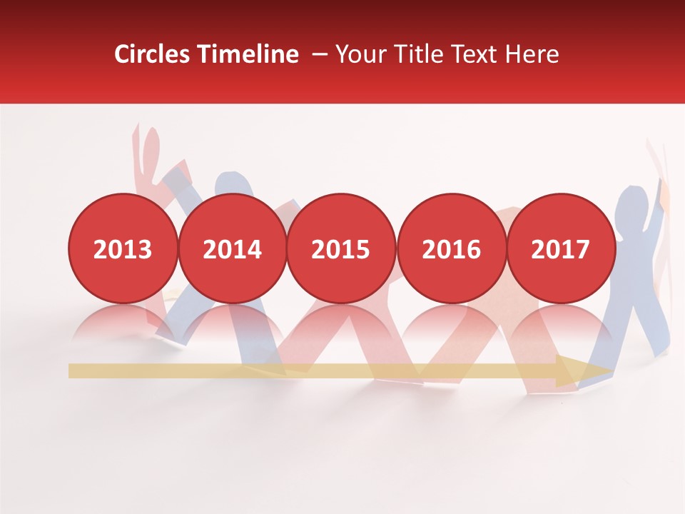 A Group Of People Holding Hands In A Circle PowerPoint Template