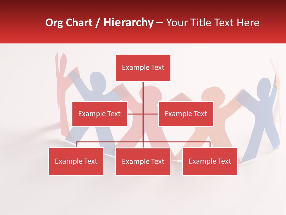 A Group Of People Holding Hands In A Circle PowerPoint Template