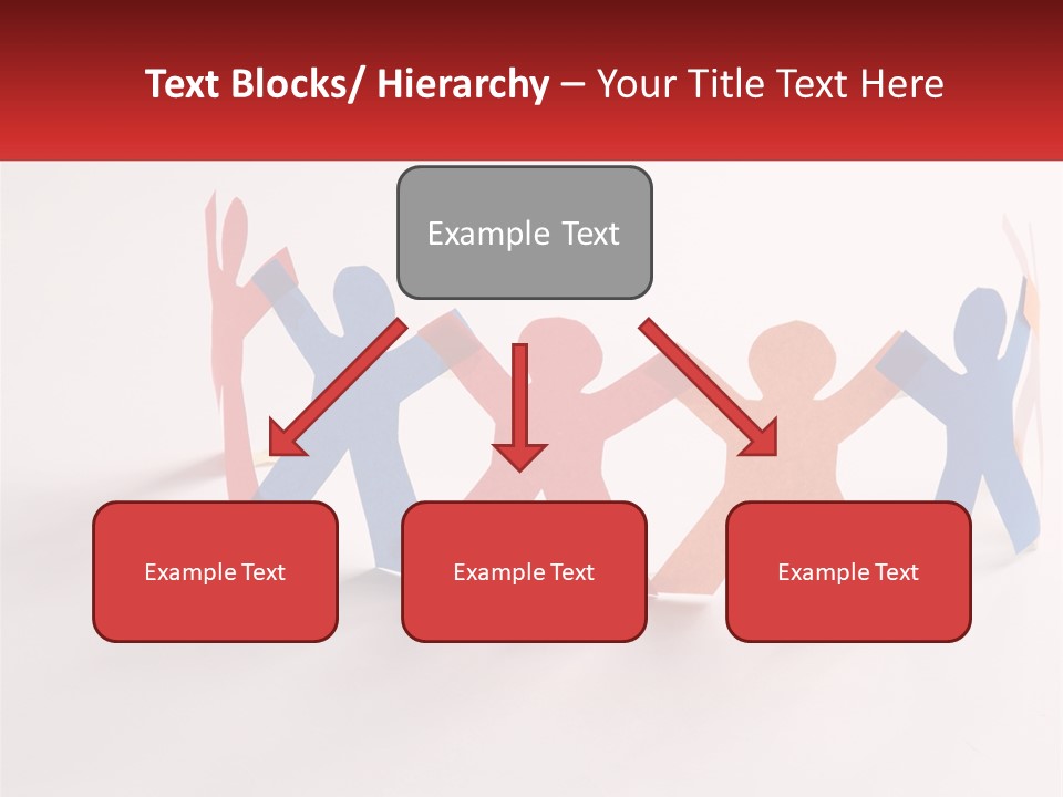 A Group Of People Holding Hands In A Circle PowerPoint Template