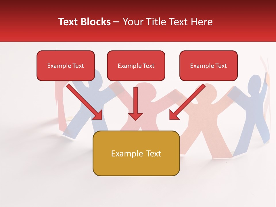 A Group Of People Holding Hands In A Circle PowerPoint Template