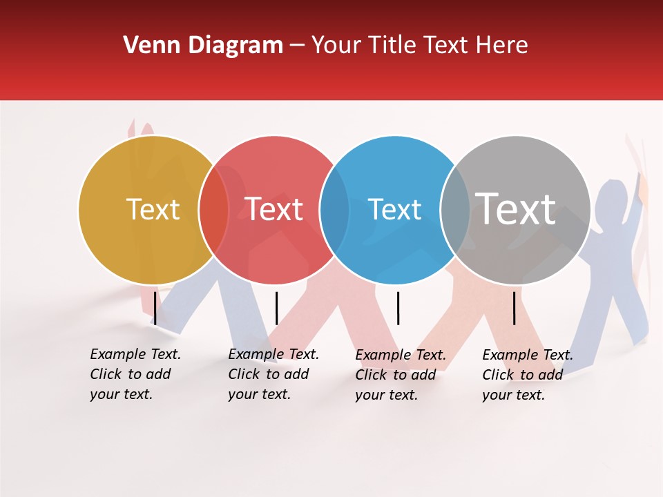A Group Of People Holding Hands In A Circle PowerPoint Template