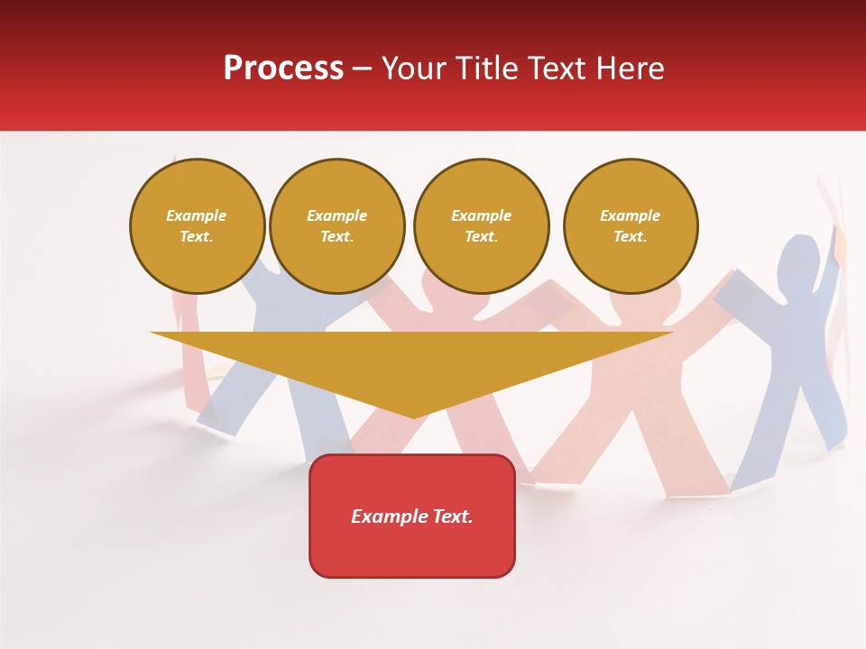 A Group Of People Holding Hands In A Circle PowerPoint Template