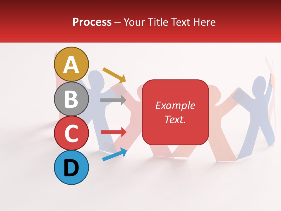 A Group Of People Holding Hands In A Circle PowerPoint Template