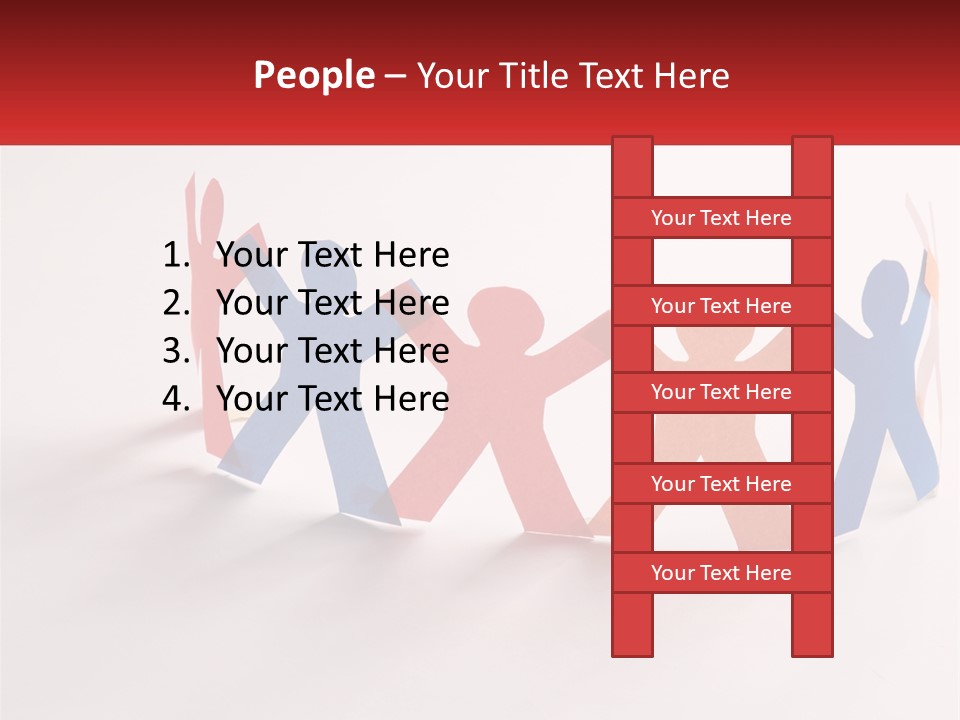 A Group Of People Holding Hands In A Circle PowerPoint Template