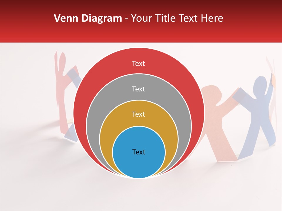A Group Of People Holding Hands In A Circle PowerPoint Template