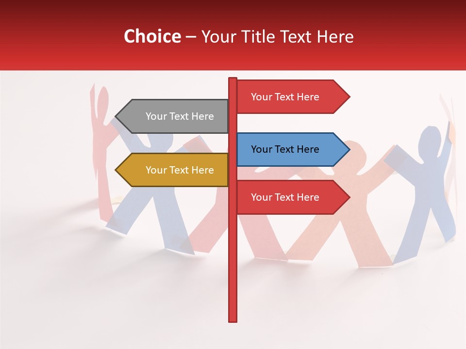 A Group Of People Holding Hands In A Circle PowerPoint Template