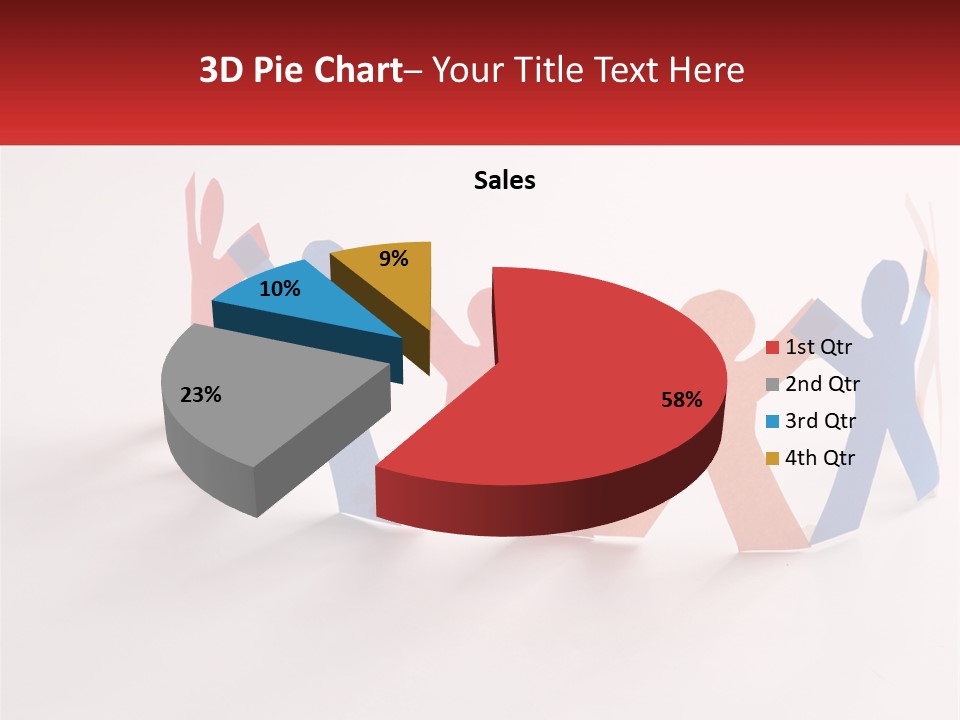 A Group Of People Holding Hands In A Circle PowerPoint Template