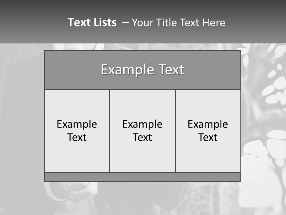 A Man In A Suit Is Holding A Pair Of Scissors PowerPoint Template