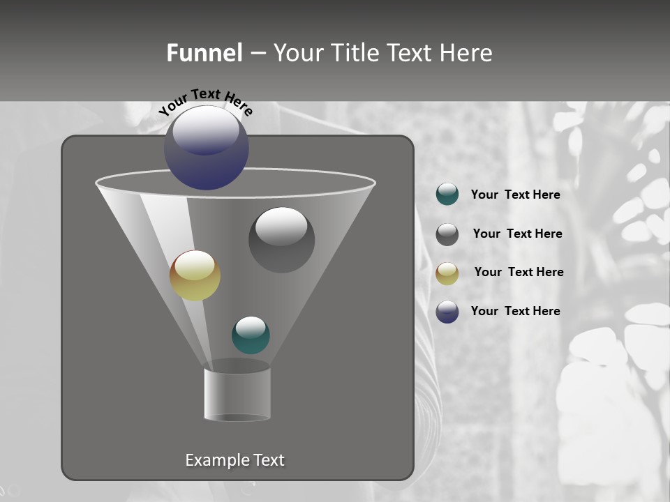 A Man In A Suit Is Holding A Pair Of Scissors PowerPoint Template