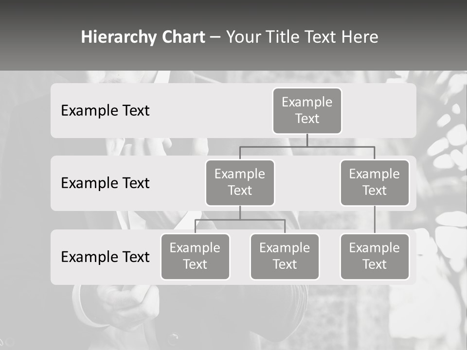 A Man In A Suit Is Holding A Pair Of Scissors PowerPoint Template