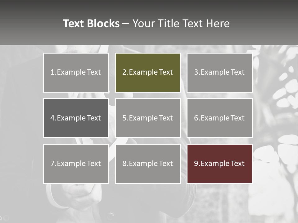 A Man In A Suit Is Holding A Pair Of Scissors PowerPoint Template